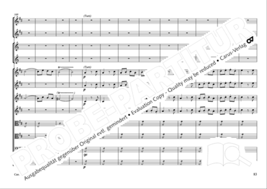 Concertone in D major Horn scores gallery preview page 84