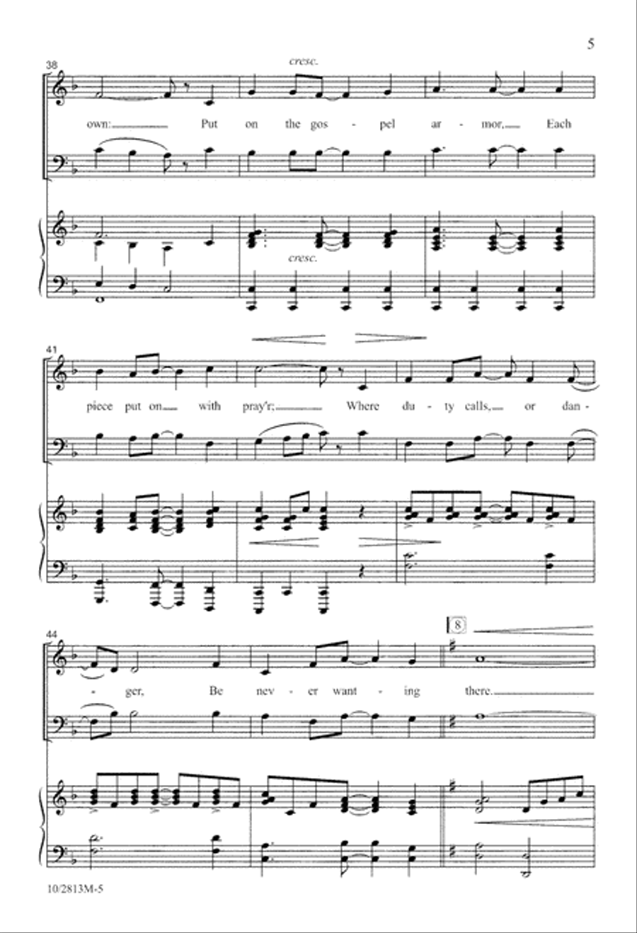 Stand Up 4-Part scores gallery preview page 5