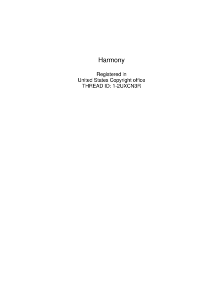 Harmony, an easy and accessible method