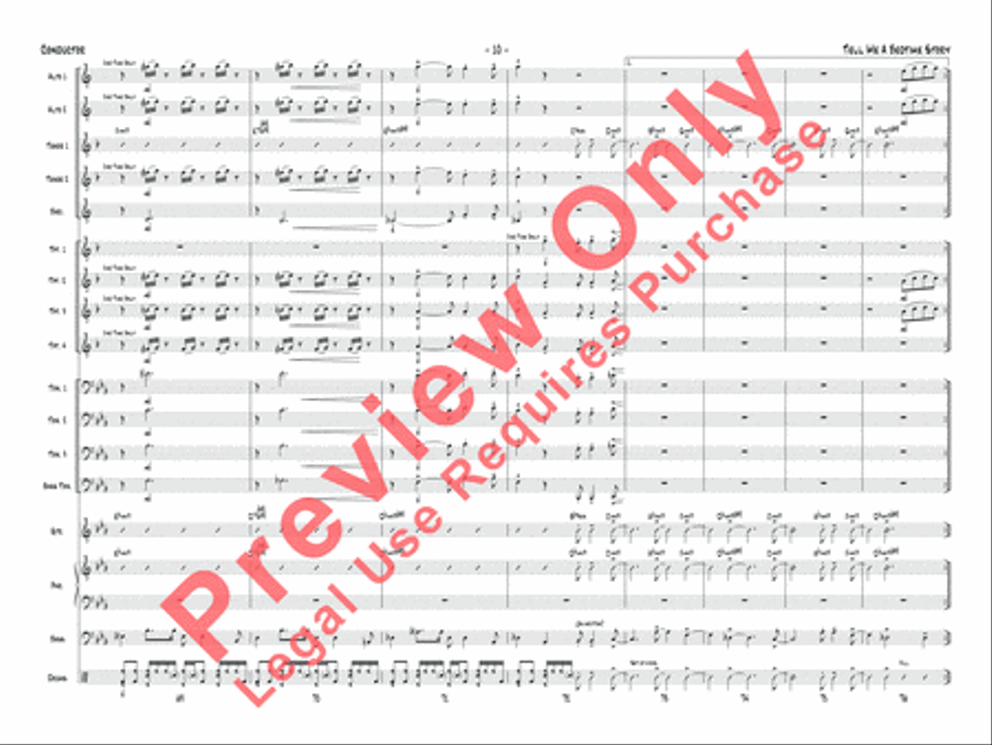 Tell Me a Bedtime Story Tell Me a Bedtime Story Jazz Ensemble scores gallery preview page 11