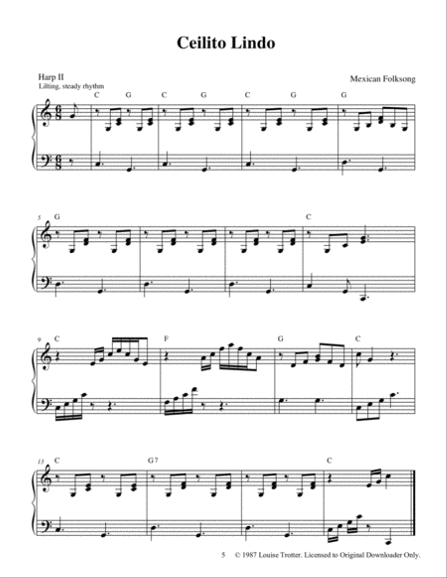 American Heritage Harp Volume 2 Small Ensemble scores gallery preview page 6