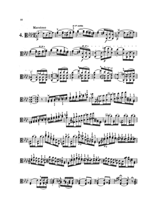 Paganini: Twenty-four Caprices, Op. 1 No. 4 (Transcribed for Viola Solo)