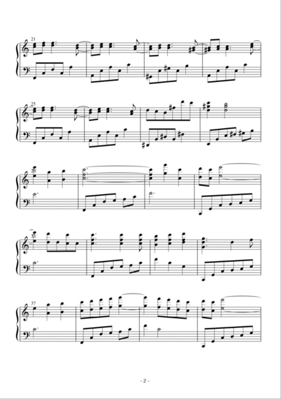 Casablanca Piano Solo scores gallery preview page 2