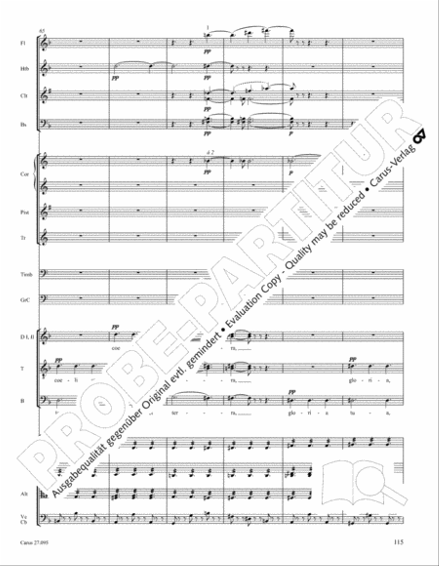 Messe solennelle de sainte Cecile STB scores gallery preview page 128