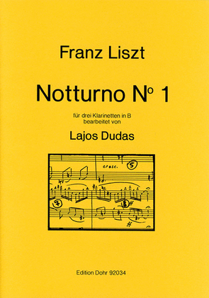 Notturno Nr. 1 (Liebestraum) (für drei Klarinetten in B)