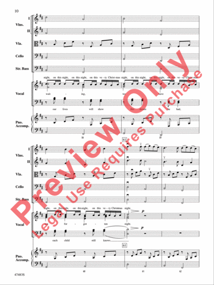 Christmas Canon Christmas Canon String Orchestra scores gallery preview page 11