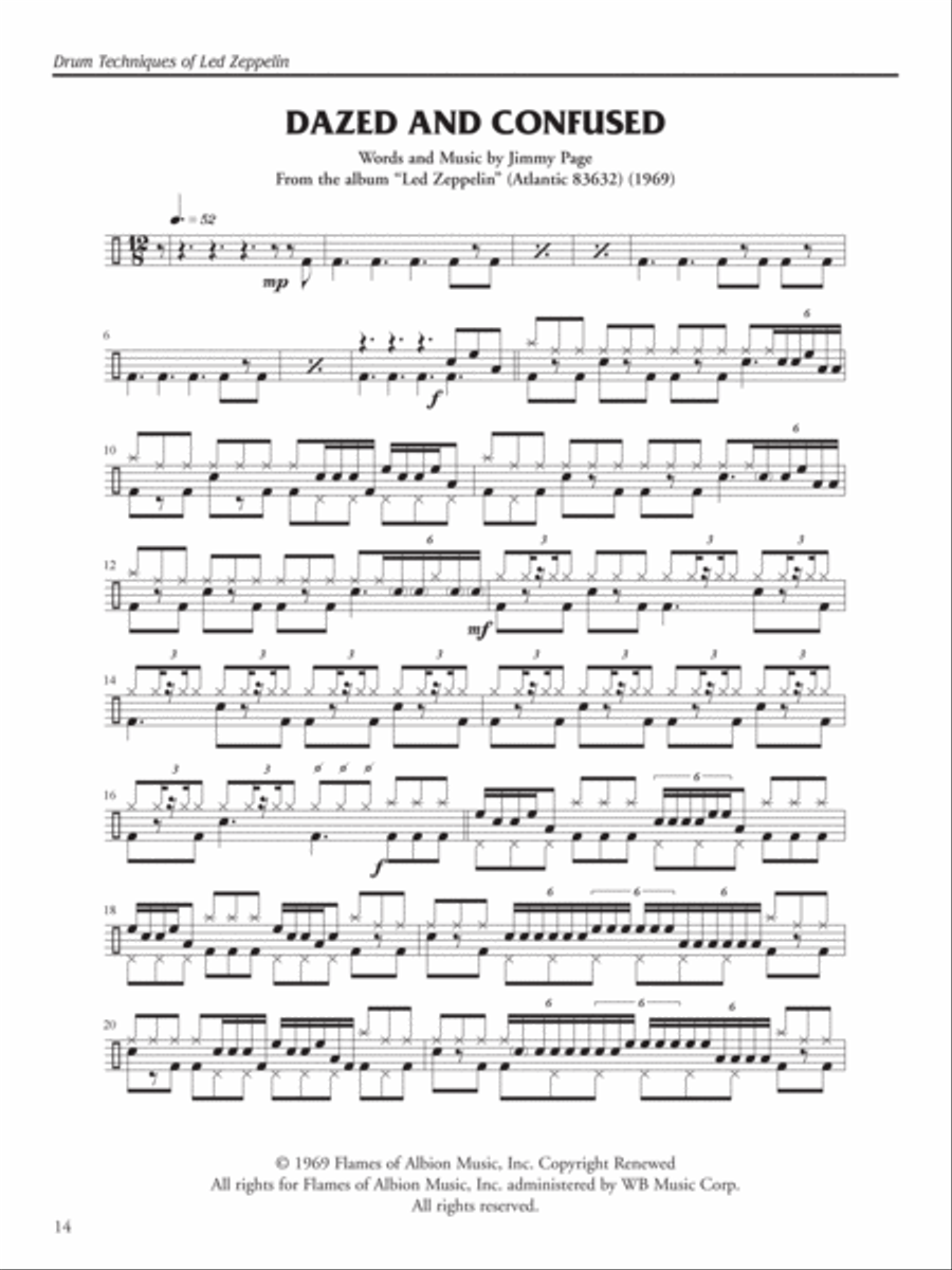 Drum Techniques of Led Zeppelin Drum Set scores gallery preview page 3