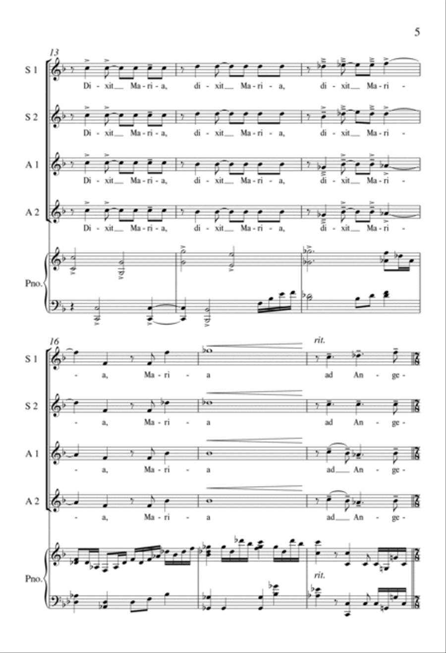 Dixit Maria Dixit Maria SSAA scores gallery preview page 4