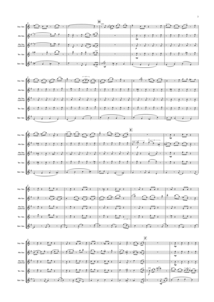 Tootie-Flooties! (Saxophone Quartet / Quintet) - Score image number null
