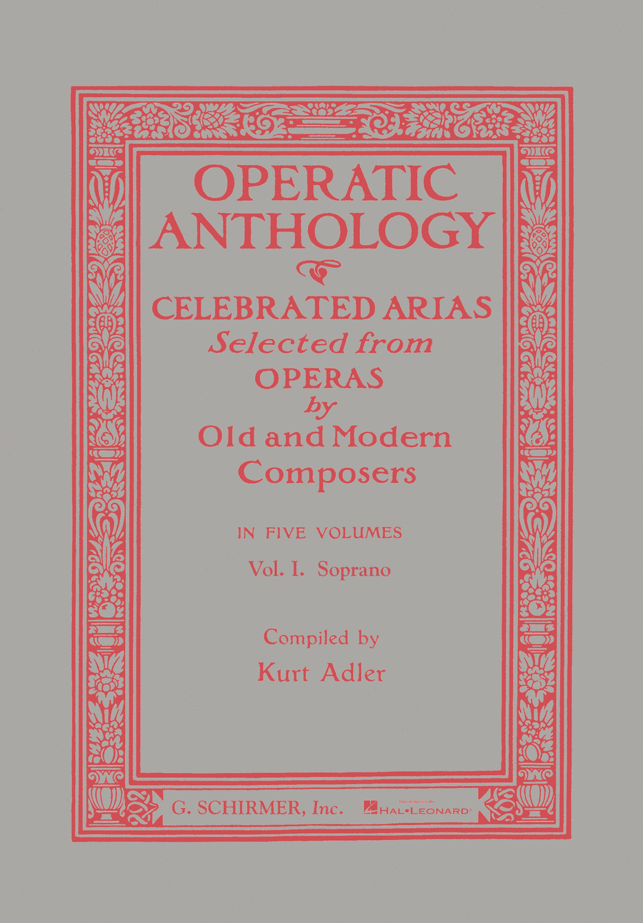 Operatic Anthology – Volume 1 Voice Solo scores gallery preview page 1