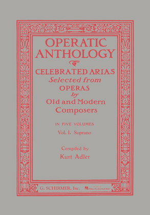 Book cover for Operatic Anthology – Volume 1