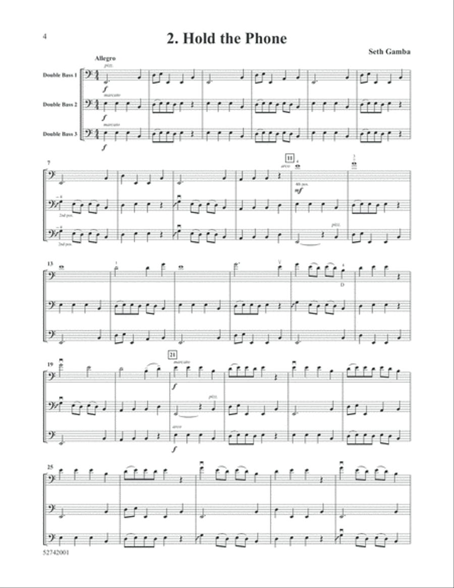 Vulcan's Forge Double Bass scores gallery preview page 4