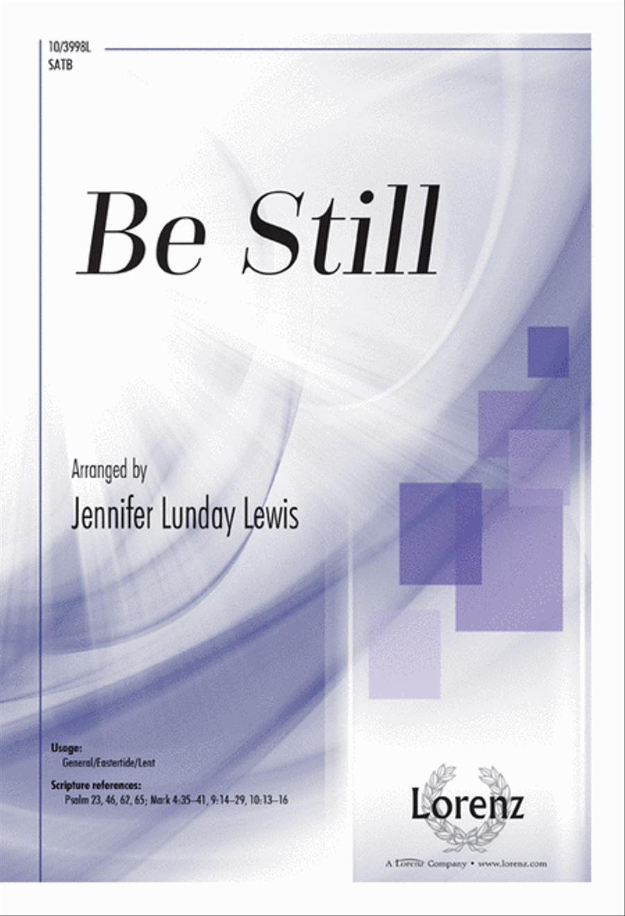 Be Still Be Still 4-Part scores gallery preview page 1
