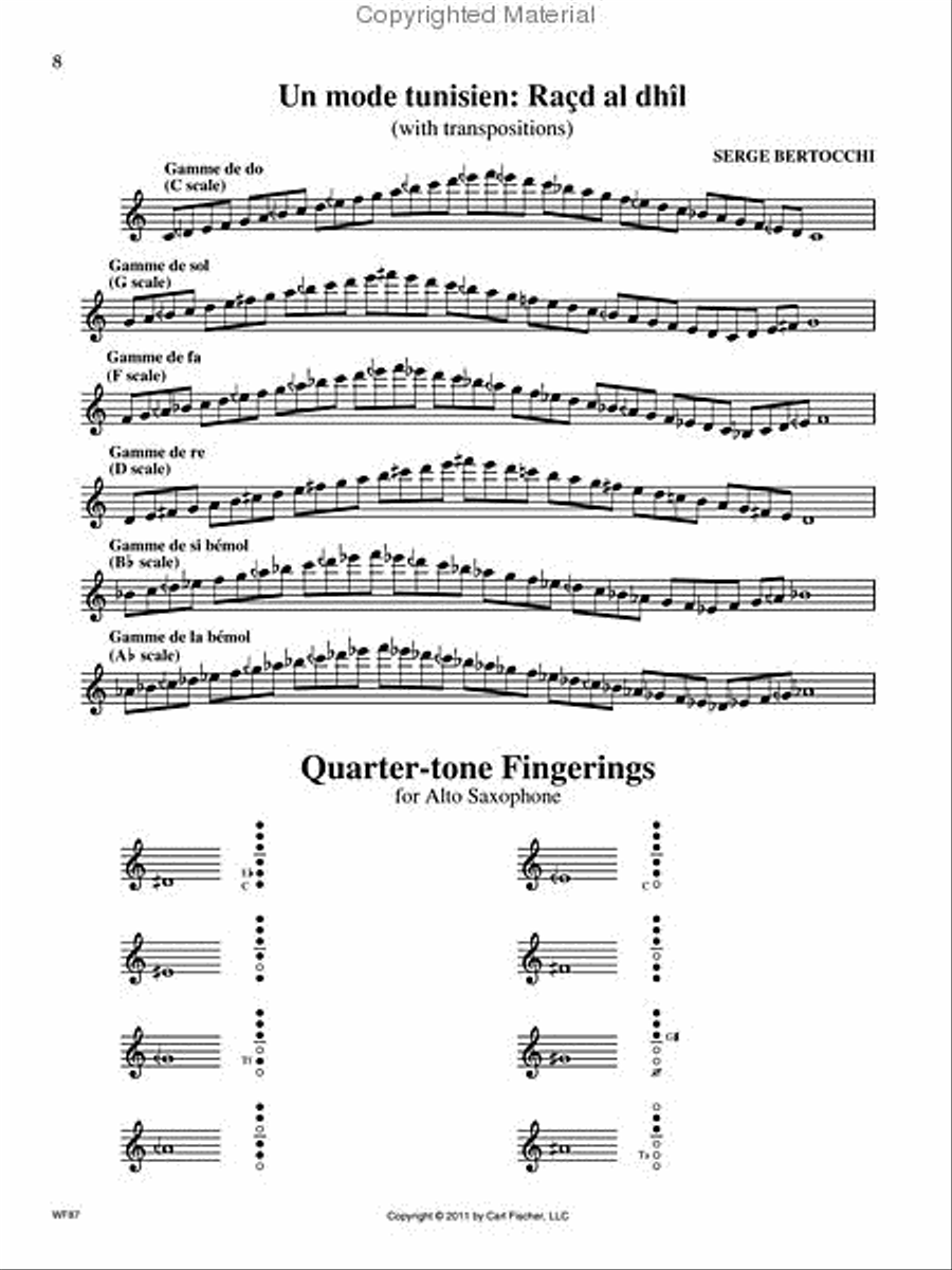 The Vandoren Etude and Exercise Book for Saxophone Alto Saxophone scores gallery preview page 2