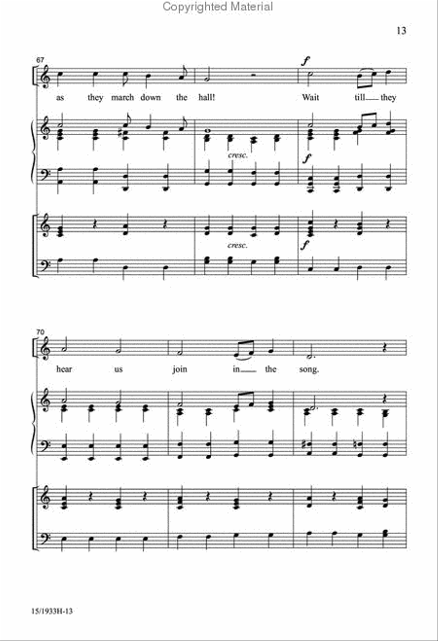 Classical Boomwhackers Unison Choir scores gallery preview page 13