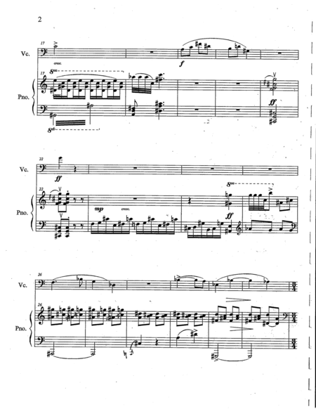 Sonatine for Cello and Piano