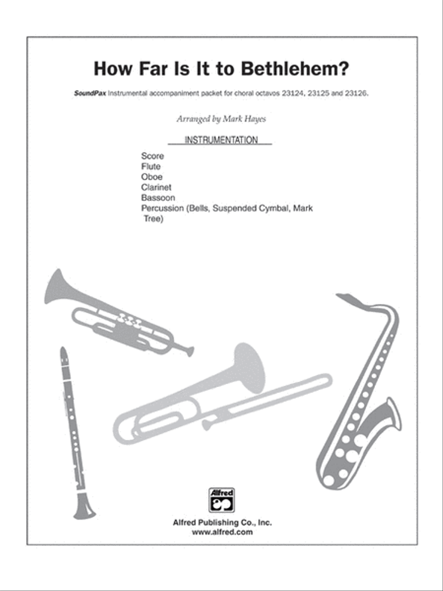 How Far Is It to Bethlehem? Choir scores gallery preview page 1