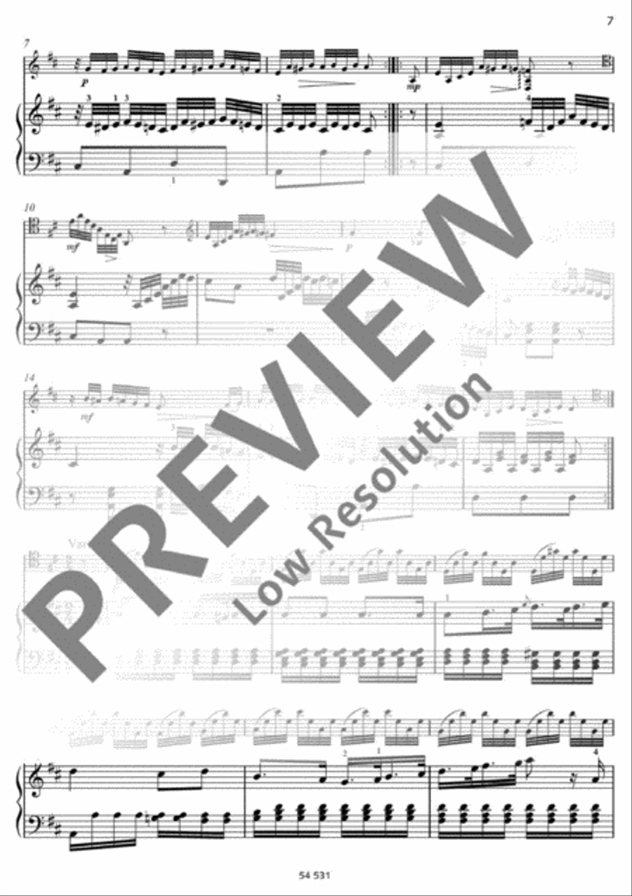 Andante con variazioni Piano Accompaniment scores gallery preview page 8