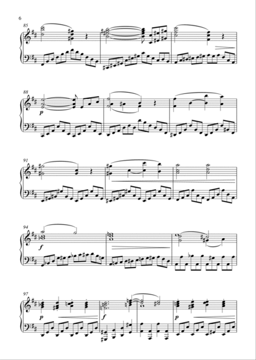 Concerto No. 2 for Violin, b-minor Violin Solo scores gallery preview page 6
