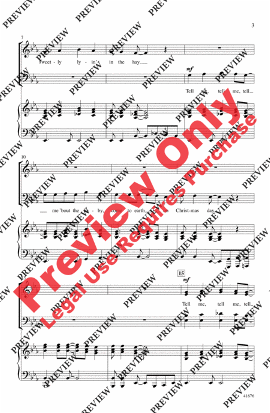 Tell Me, Tell Me! - SoundTrax CD (CD only) Choir scores gallery preview page 3