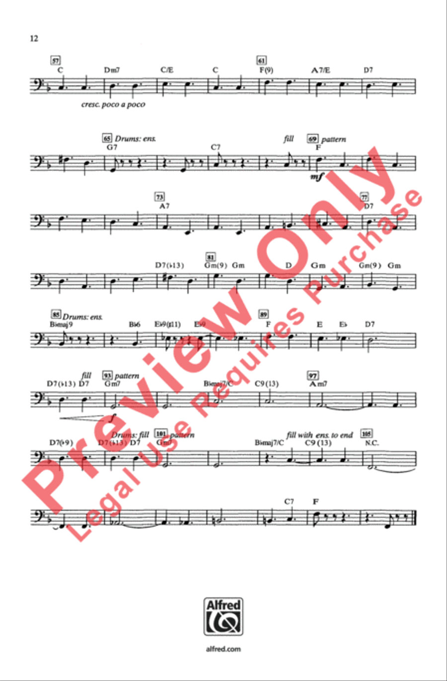 Hey, Look Me Over Unison Choir scores gallery preview page 12