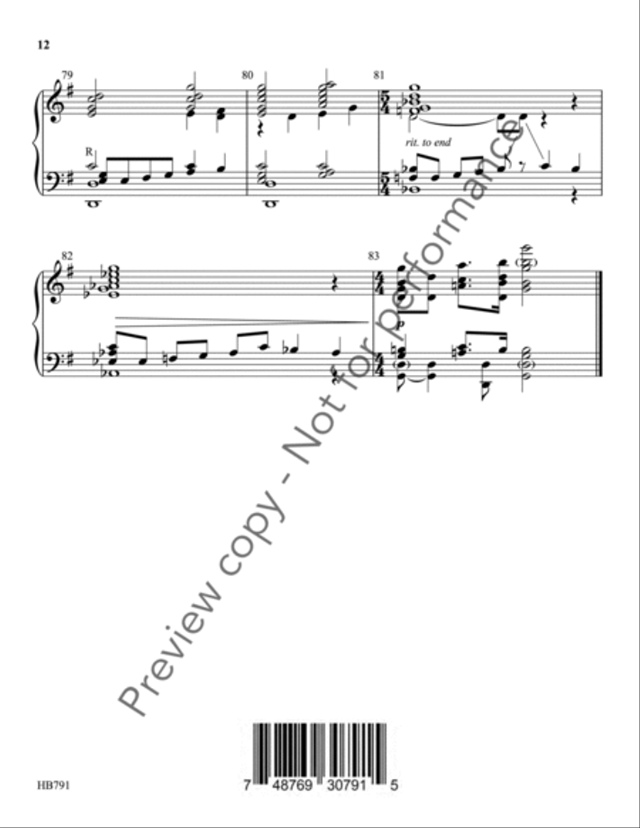 Awake, My Soul - Buckwalter 5-Octaves scores gallery preview page 12