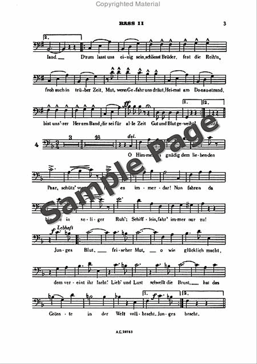 Strauss Donau Waltz Mch B2 TTBB scores gallery preview page 4