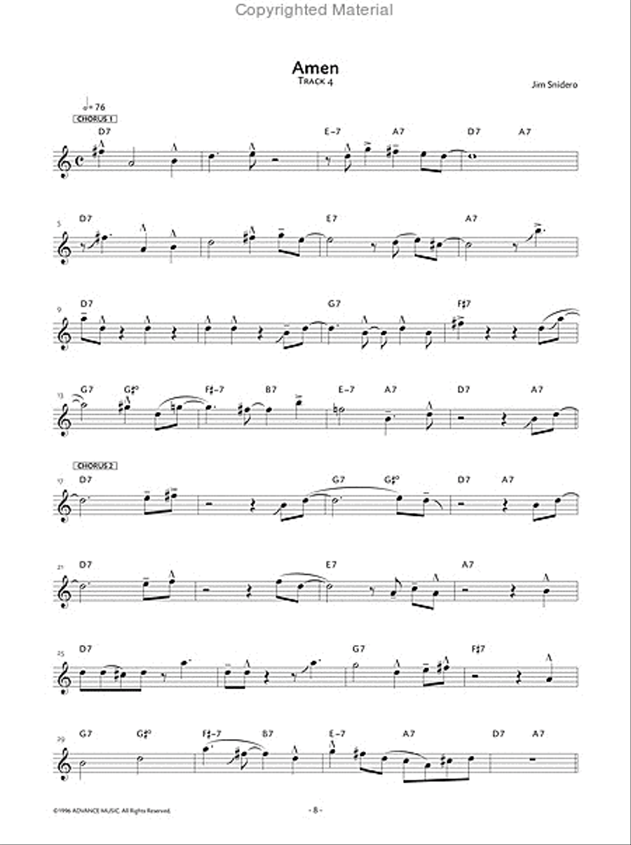 Jazz Conception Alto Baritone Saxophone by Jim Snidero