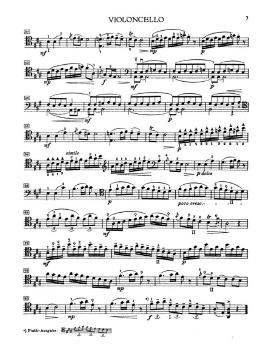 Boccherini: Three Sonatas for Cello and Piano Piano Accompaniment scores gallery preview page 2