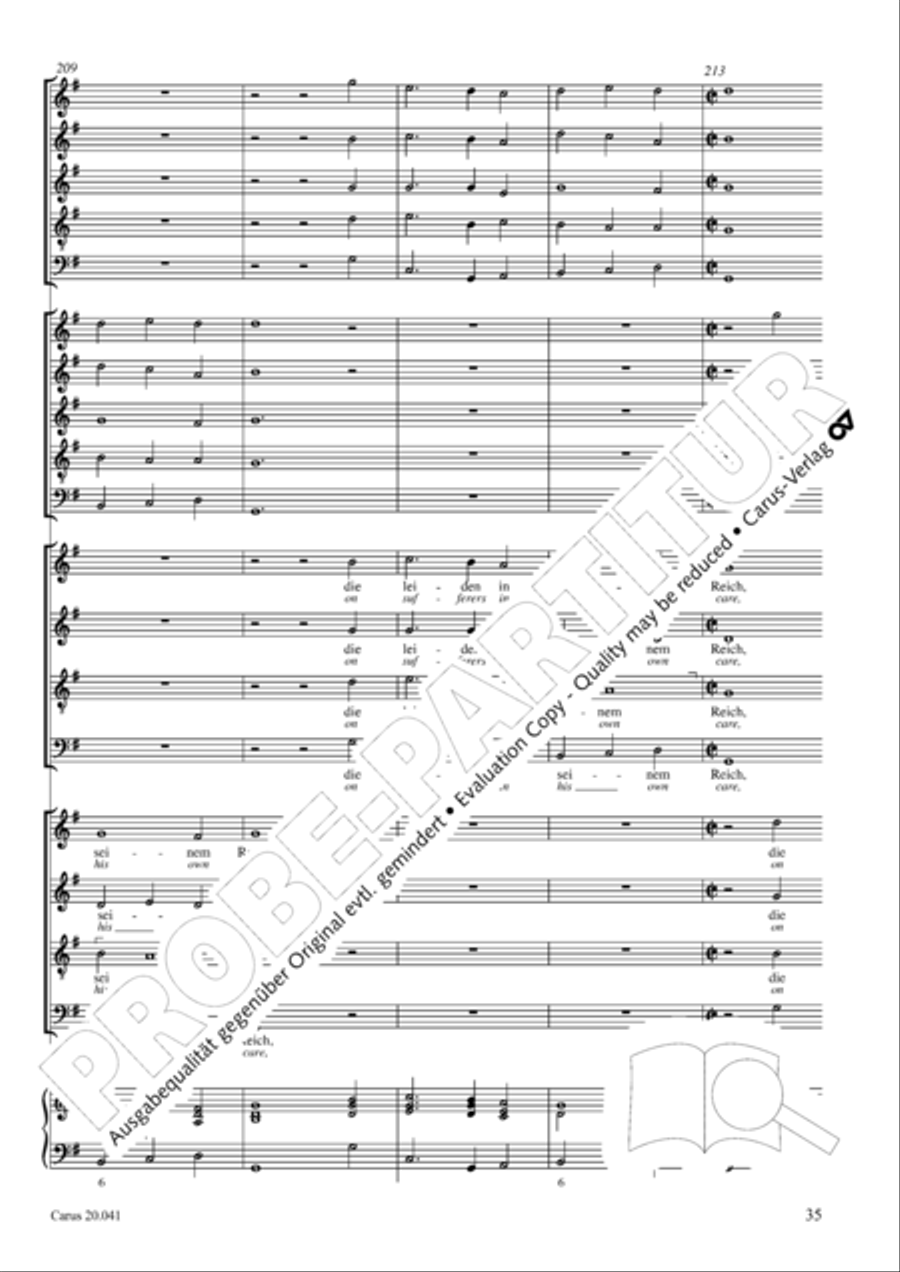 My soul, now bless thy Maker (Nun lob, mein Seel, den Herren) 4-Part scores gallery preview page 36