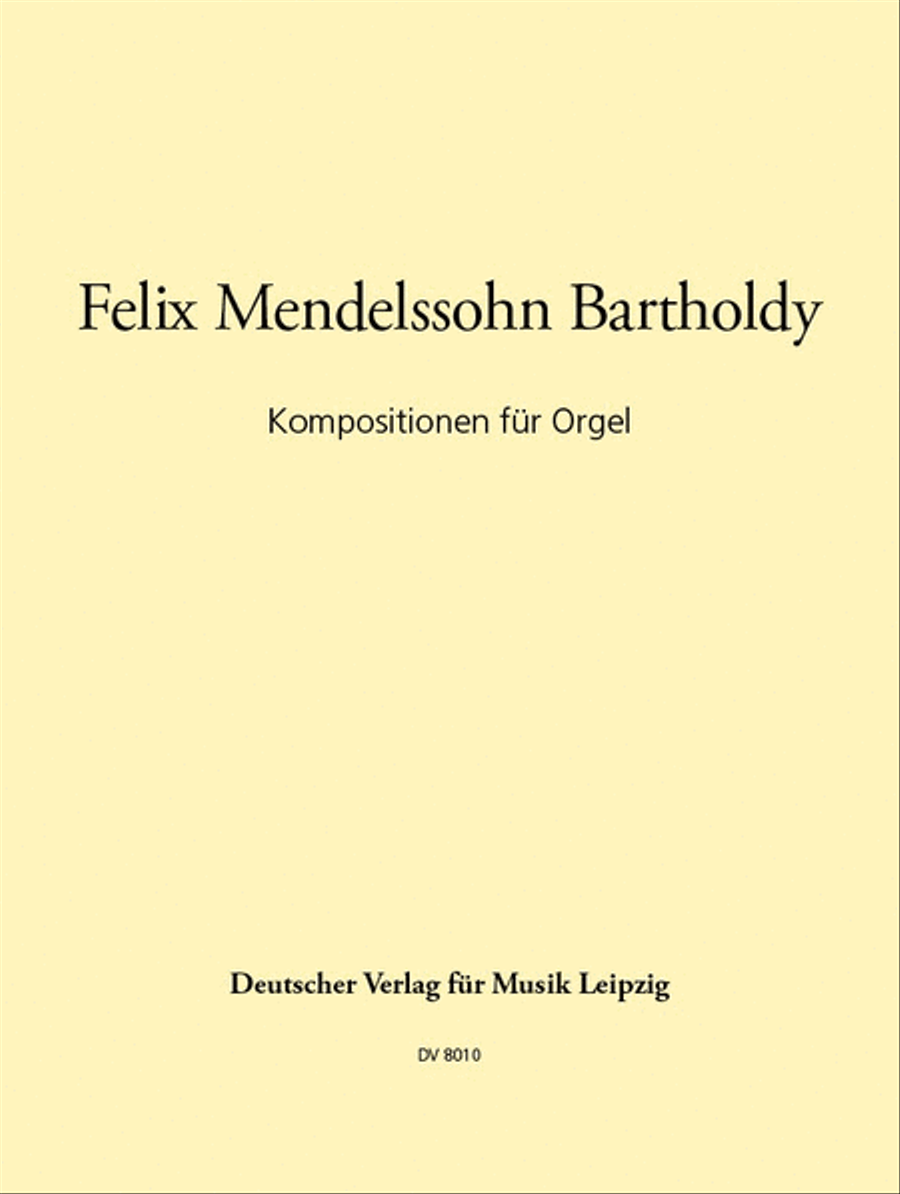 Compositions for Organ Organ Solo scores gallery preview page 1