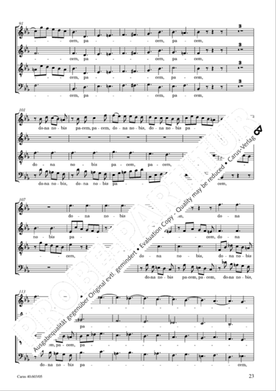 Grosse Orgelsolomesse in Es 4-Part scores gallery preview page 24