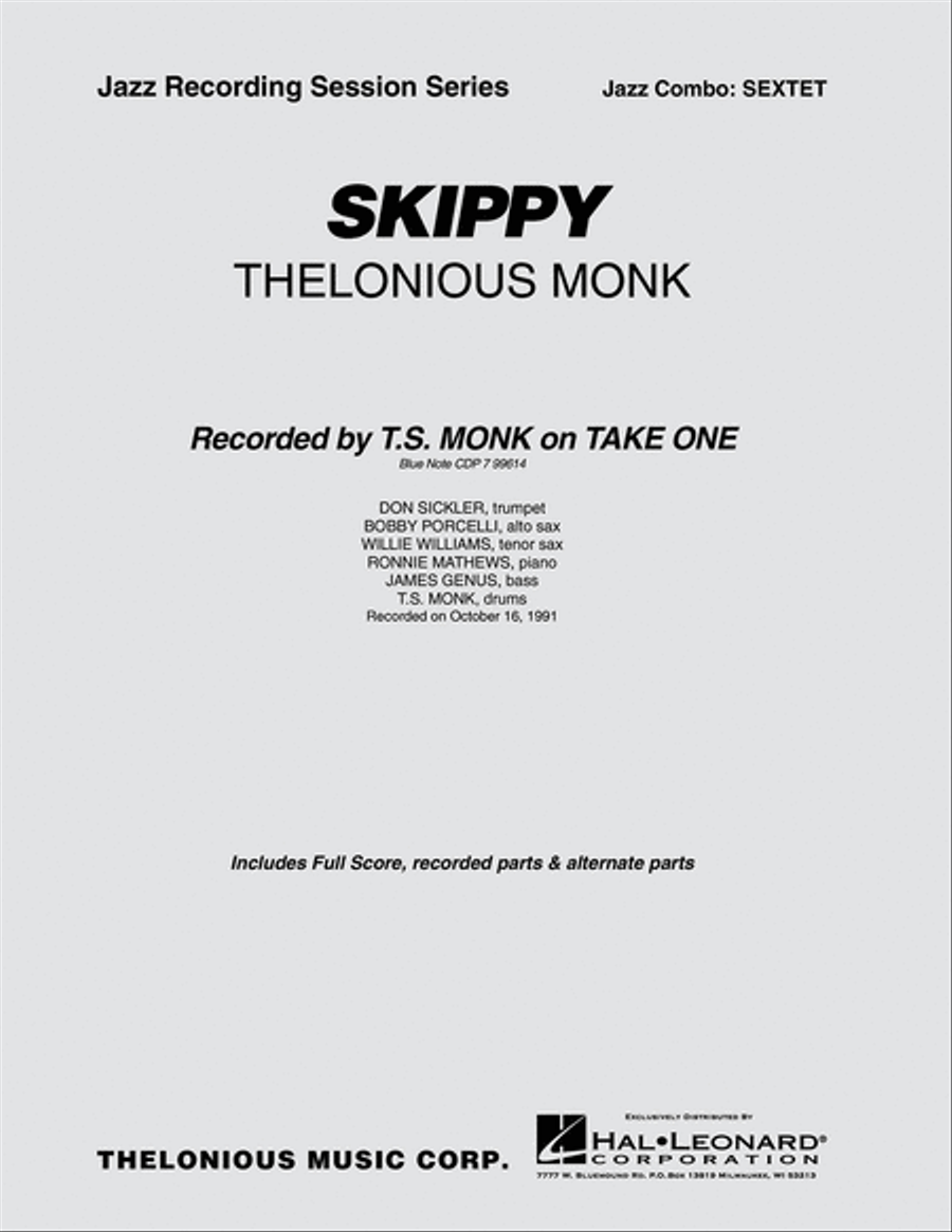 sKiPpY Jazz Ensemble scores gallery preview page 1