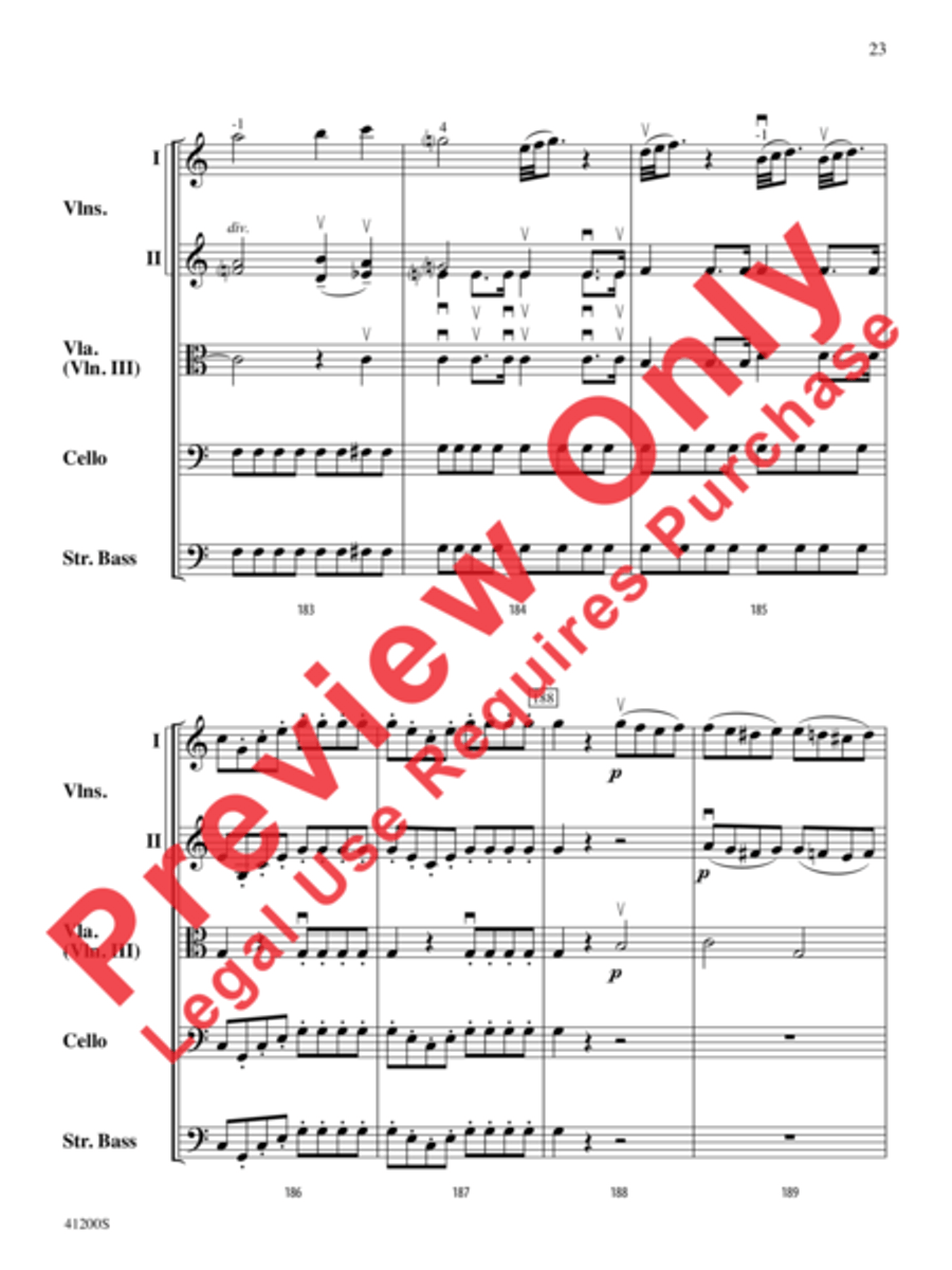 Allegro Molto Allegro Molto String Orchestra scores gallery preview page 24