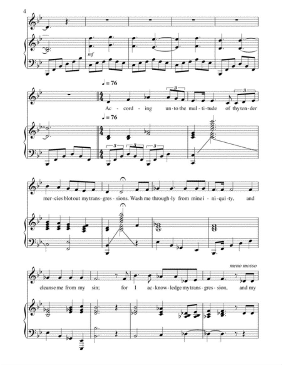 PSALM LI Low Voice scores gallery preview page 4