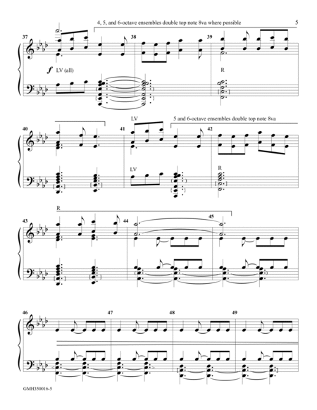 Hallelujah (for 3-6 octave handbell ensemble) (site license) image number null