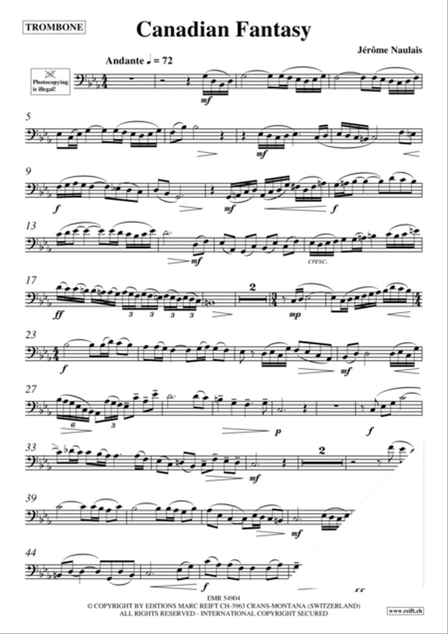 Canadian Fantasy Canadian Fantasy Piano Accompaniment scores gallery preview page 3