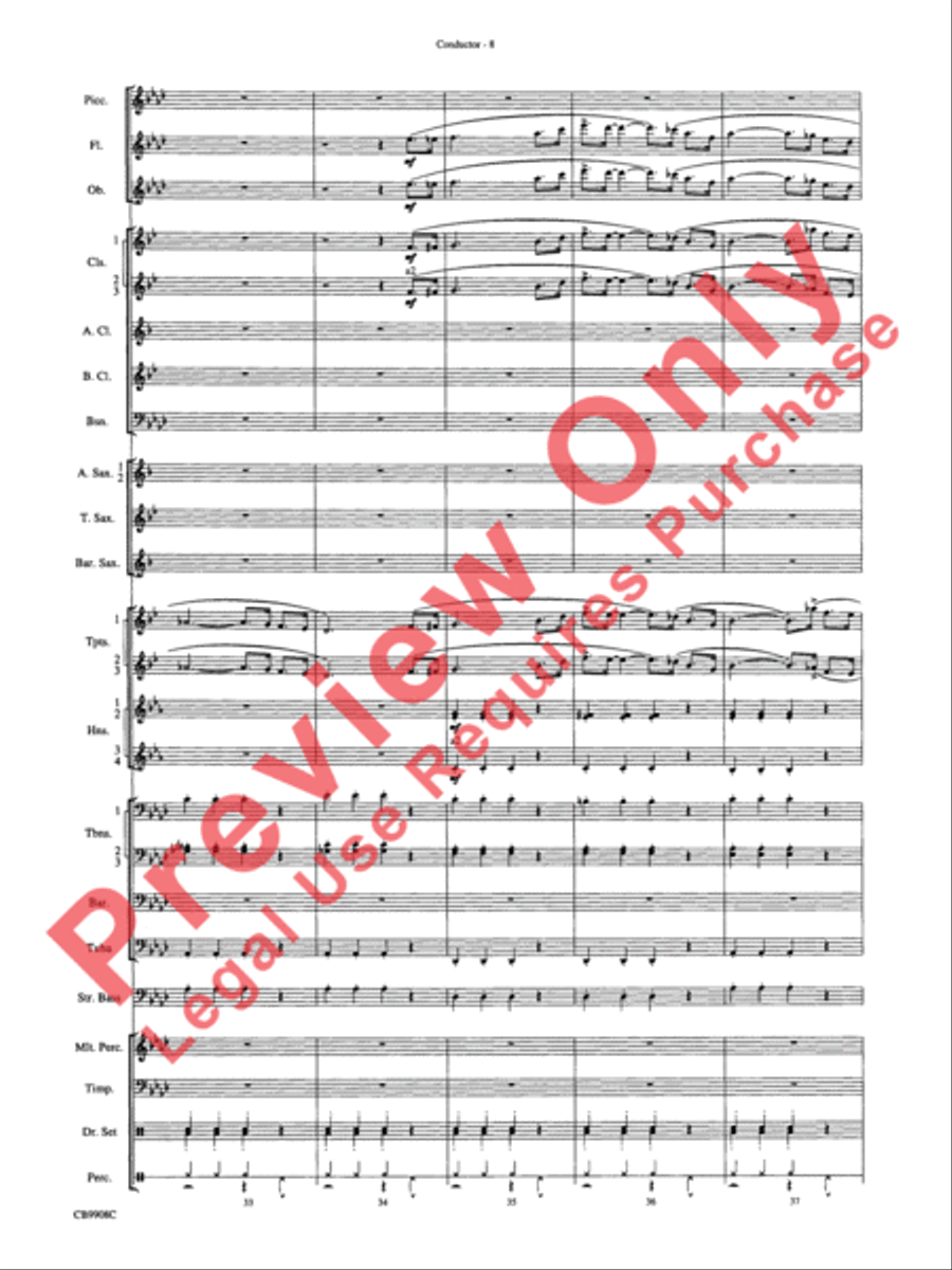 Swing's the Thing Concert Band scores gallery preview page 11