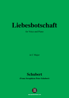Schubert-Liebesbotschaft,in C Major