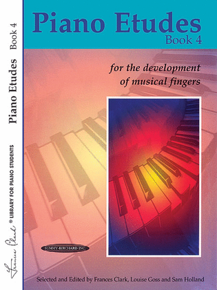 Book cover for Piano Etudes for the Development of Musical Fingers, Book 4