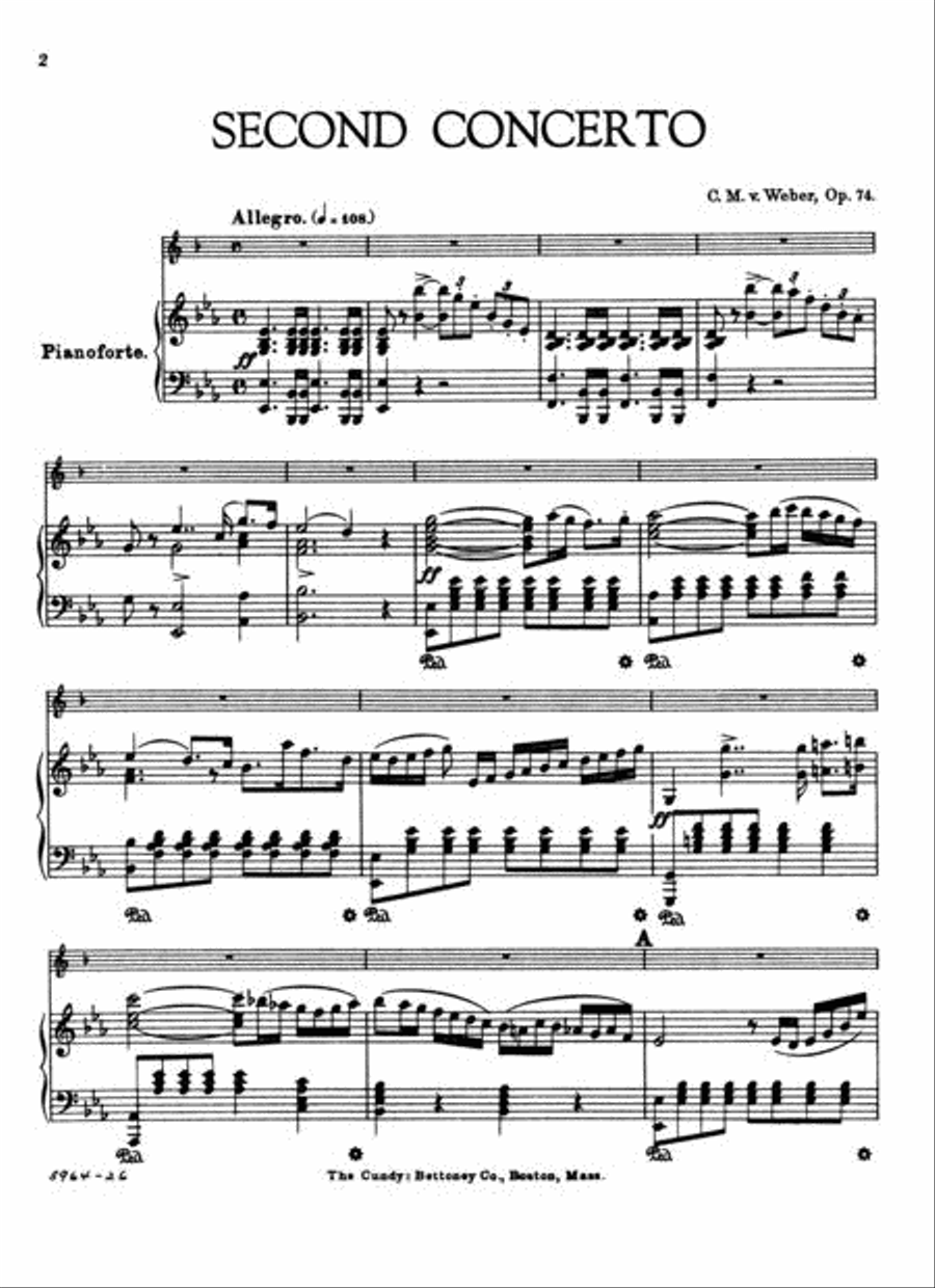 Concerto No. 2, Op. 74 Clarinet Solo scores gallery preview page 2