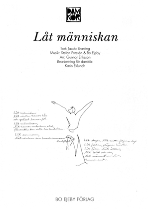 Book cover for Låt människan