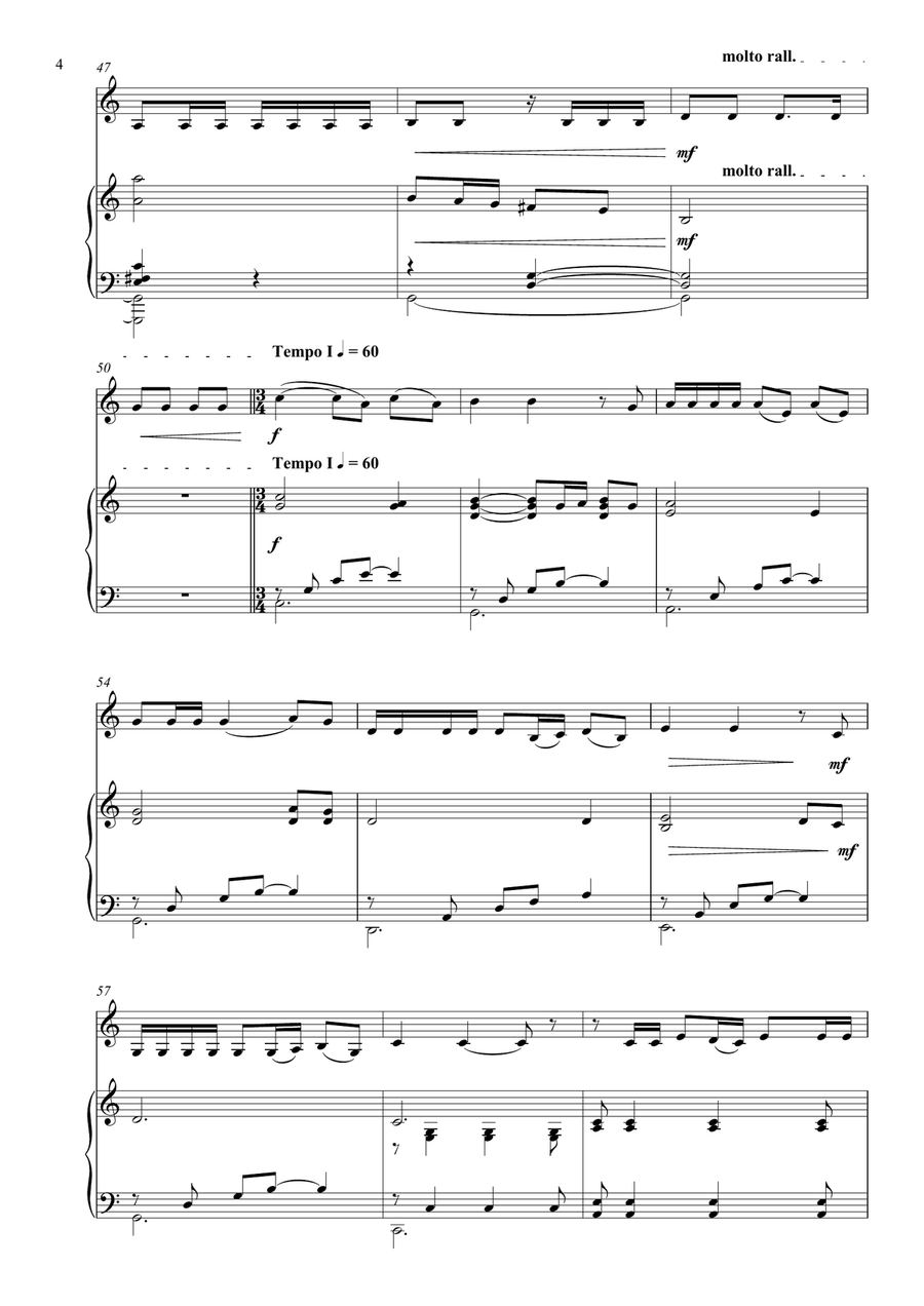 Un Bel Di Vedremo ('One Fine Day') - from Madama Butterfly Chamber Music scores gallery preview page 4