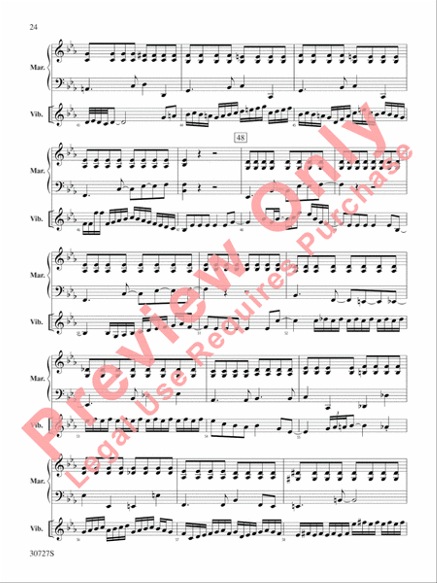 The Gershwin Mallet Collection Percussion scores gallery preview page 25