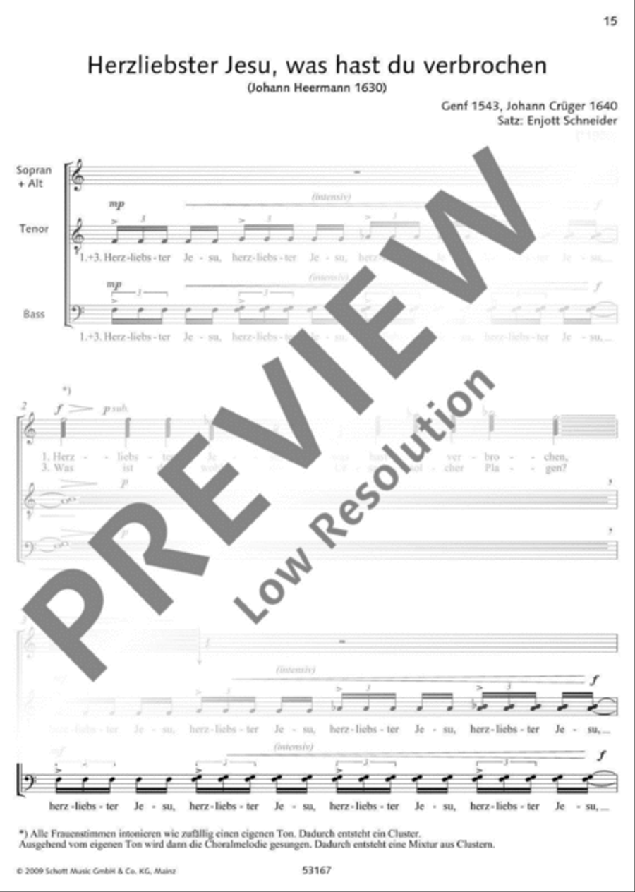 Ansbacher Chorbuch 4-Part scores gallery preview page 16