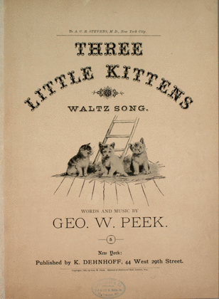Three Little Kittens. Waltz Song