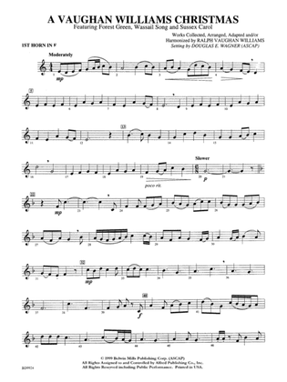 A Vaughan Williams Christmas: 1st F Horn