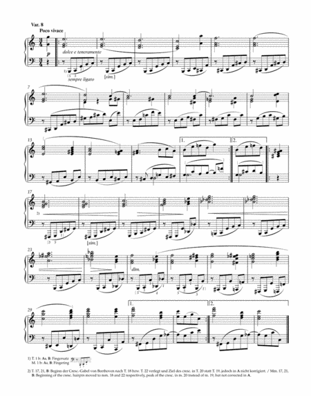 33 Variations on a Waltz for Piano, op. 120 "Diabelli Variations"