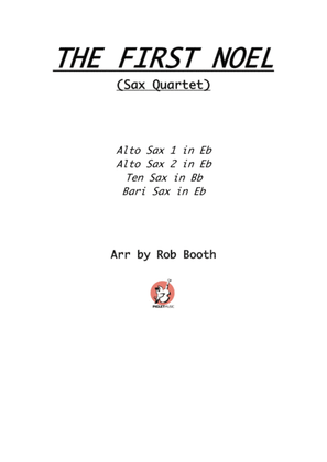 Book cover for The First Noel (Sax Quartet)