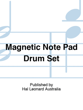Magnetic Note Pad Drum Set